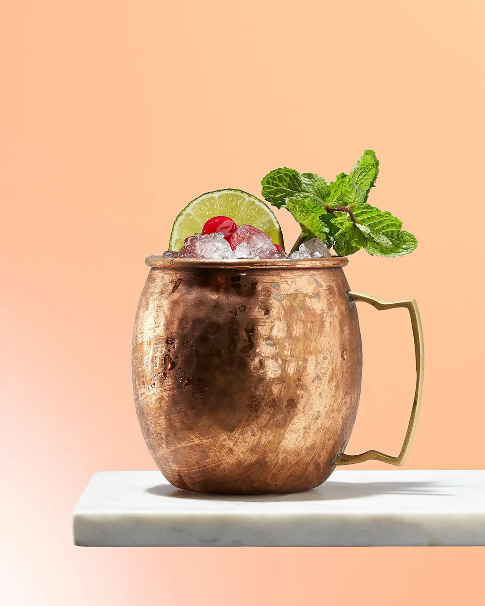 Moscow Mule in a copper mug